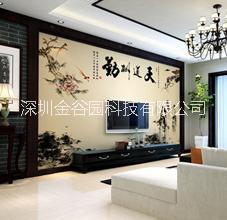 平湖金谷園UV噴繪機 PVC發(fā)泡材料上色機 UV噴繪機 在不同色彩是上的材質(zhì)都可以打印圖案上去 個性 獨特  時尚