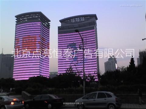 樓體亮化，北京樓體亮化工程施工，樓體亮化承辦，通州樓體亮化工程