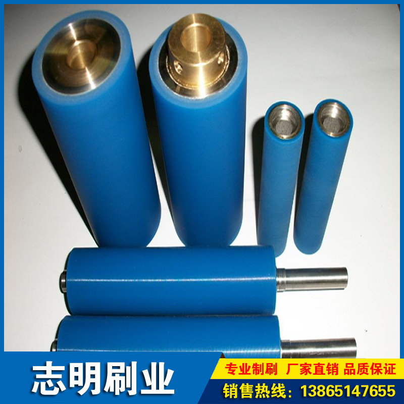 印刷膠輥，浙江聚氨酯膠輥廠家，印刷膠輥耐用，工業(yè)輸送橡膠輥貼標(biāo)機(jī)