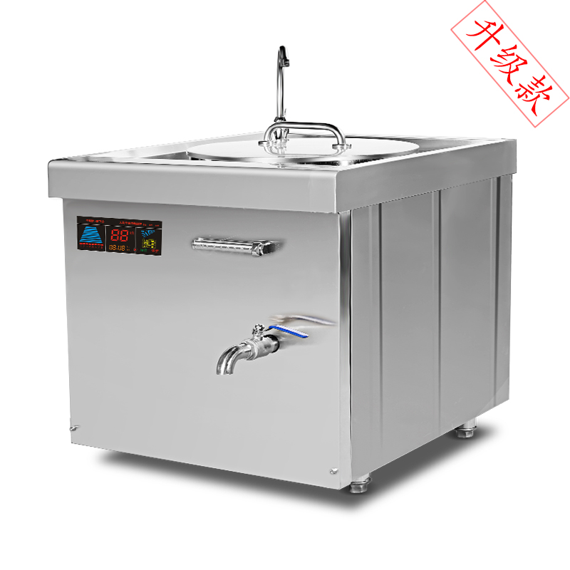 電磁單頭麻辣燙爐_昆明韻芯商用湯粉煮面冒菜多功能電磁爐