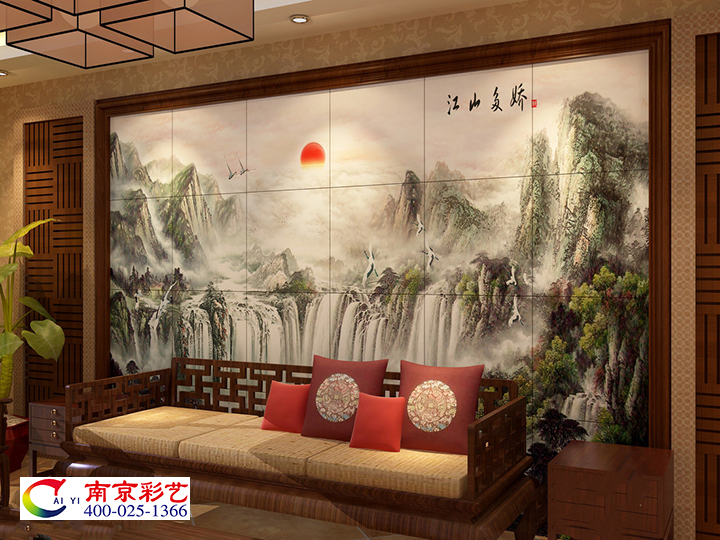 彩藝?yán)砉釭H2220平板打印機(jī)背景墻打印機(jī)