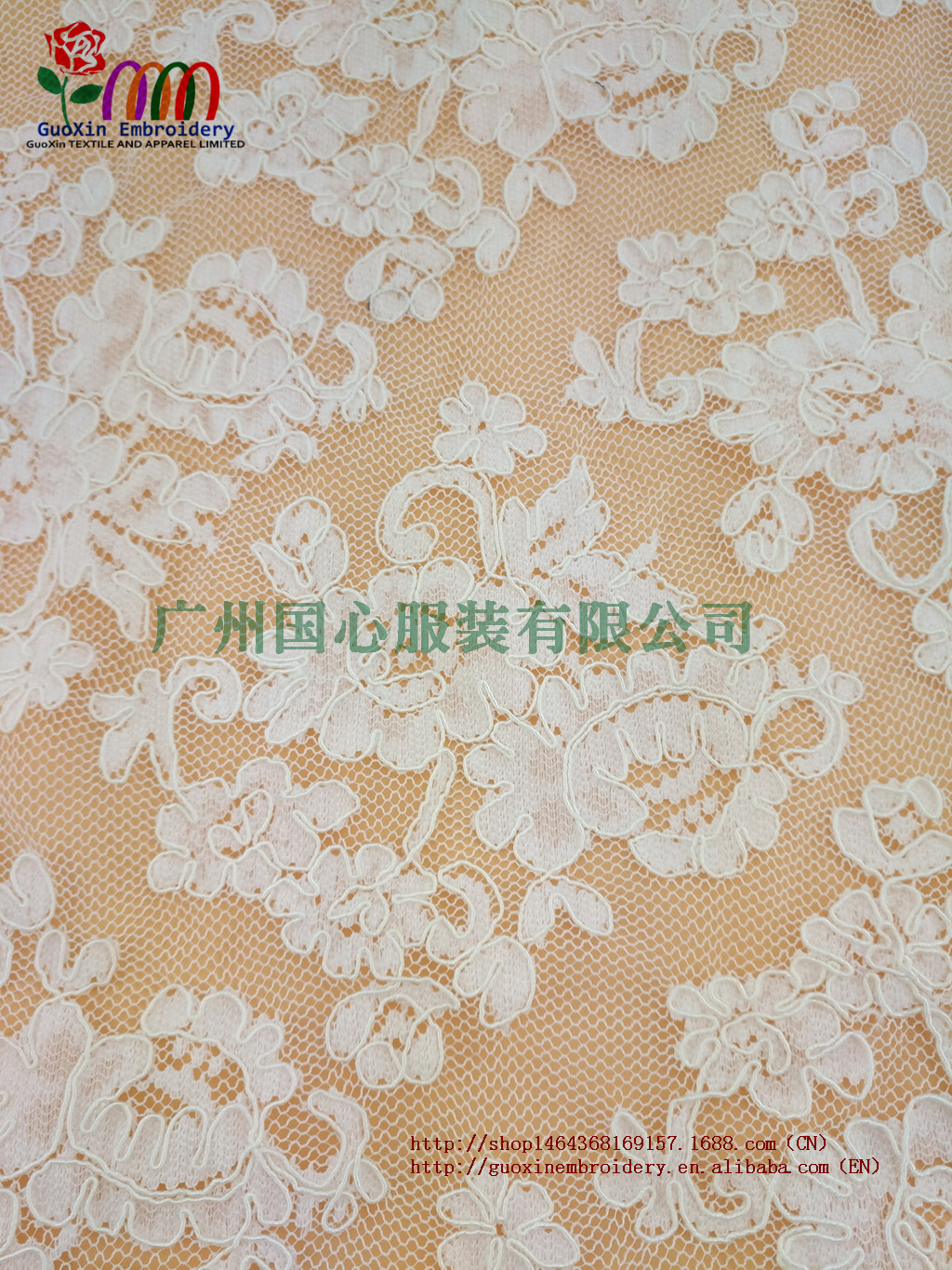 賈卡棉線花邊蕾絲面料 現(xiàn)貨供應(yīng)各種花邊 蕾絲 *