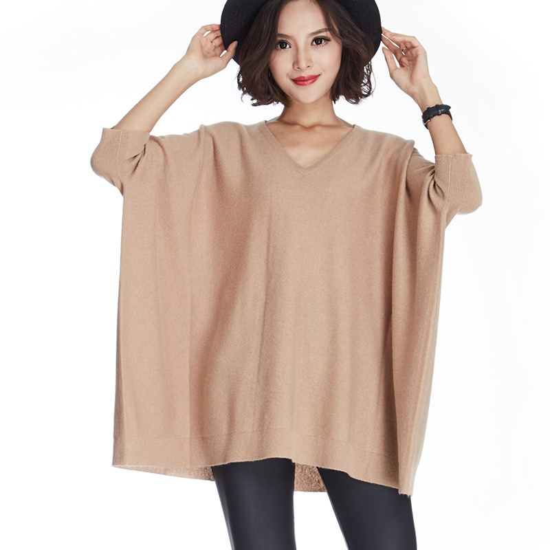 東莞女士羊絨衫新款批發(fā) 登龍緣純羊絨毛衣女批發(fā)新款山羊絨女裝一件代發(fā)