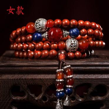 運緣閣【朝夕】原創(chuàng)小葉紫檀情侶手 運緣閣原創(chuàng)小葉紫檀情侶手串