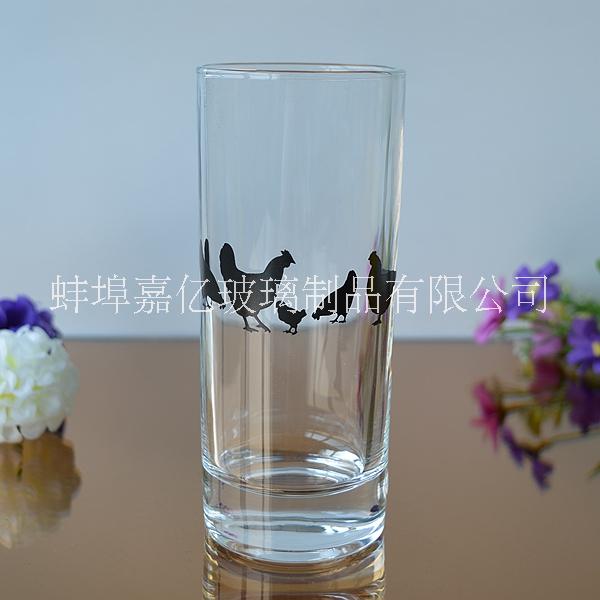 玻璃水杯果汁杯牛奶杯直升杯