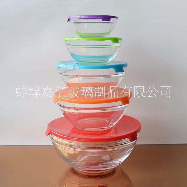 嘉億玻璃廠供應(yīng)珠點碗促銷碗禮品碗 嘉億玻璃廠供應(yīng)珠點碗促銷禮品套裝 玻璃5件套碗禮品碗套裝碗