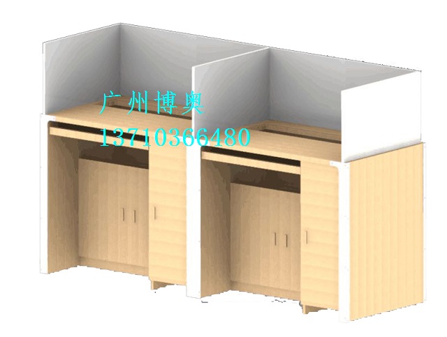 屏風(fēng)升降電腦桌，升降屏風(fēng)考試桌