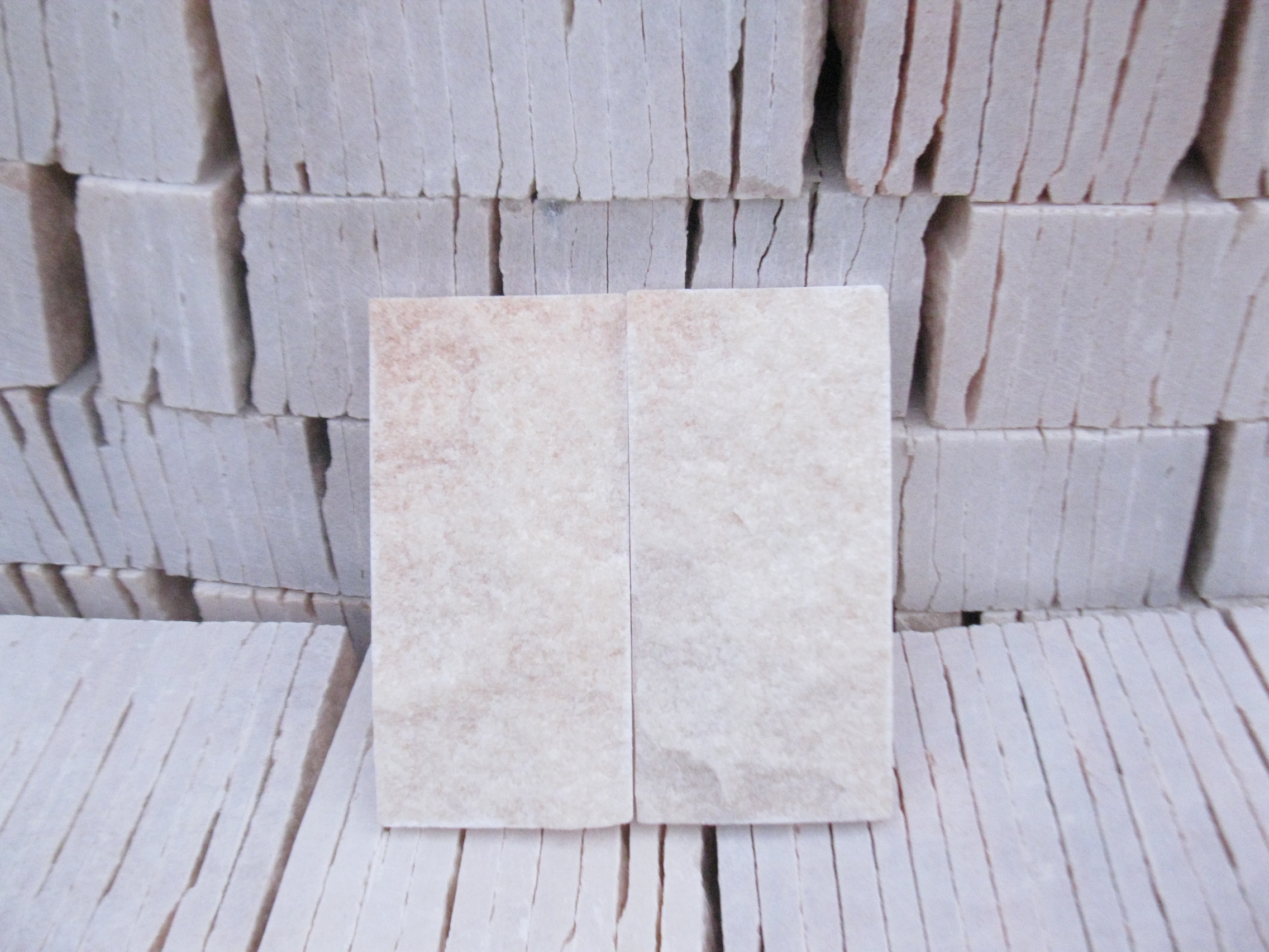 河南白色天然蘑菇石 12石材磚供應