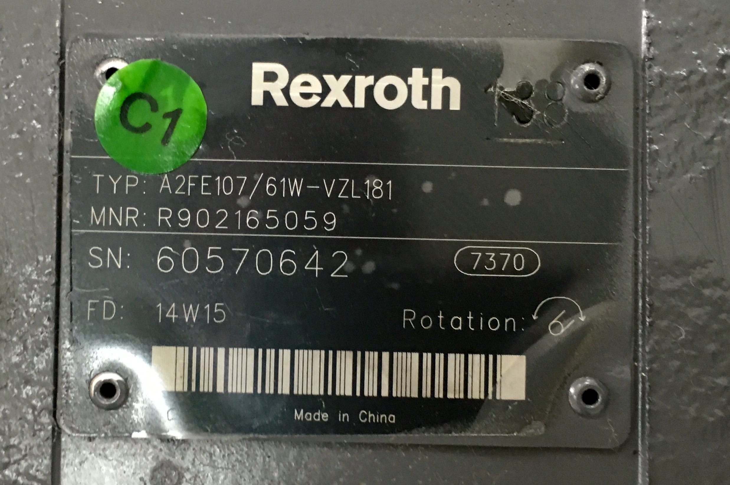 原裝rexroth力士樂A2FE107/61W液壓馬達(dá)