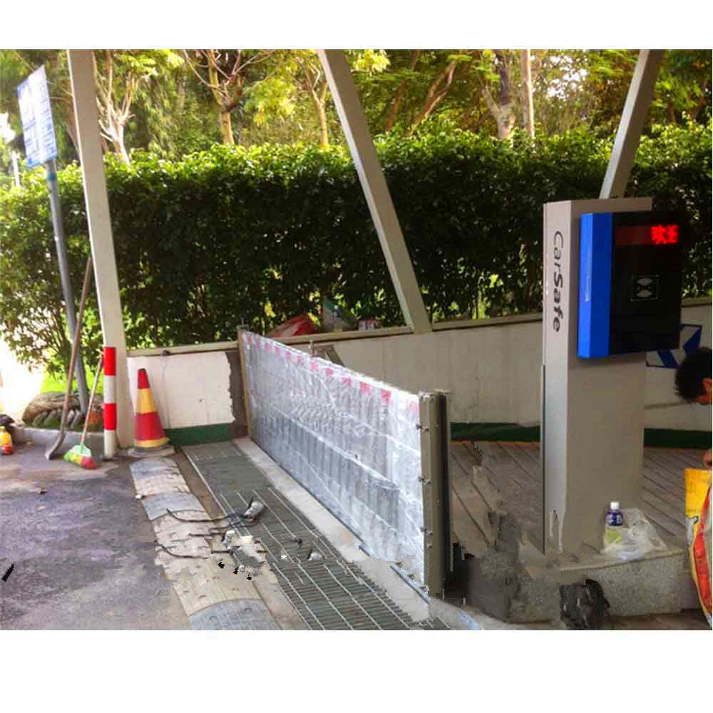 車庫防汛擋水門|防水門的材料用擋