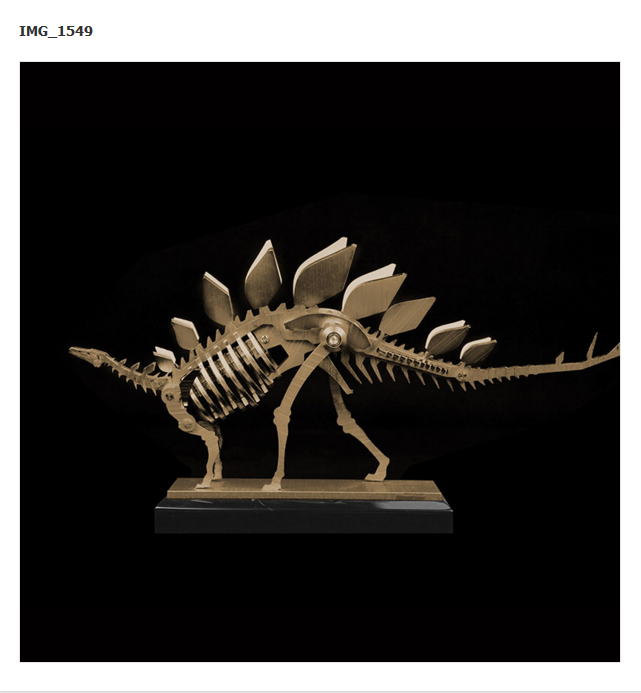 【御豐創(chuàng)展】恐龍鍍色模型 工程承接 不銹鋼鍍色恐龍