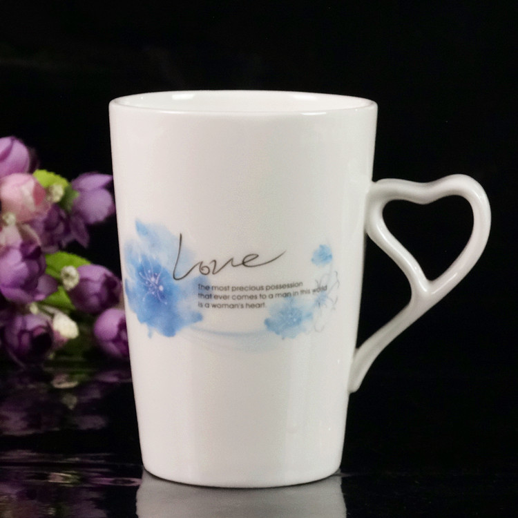 創(chuàng)意陶瓷杯，創(chuàng)意陶瓷杯子簡約水杯大容量喝水馬克杯咖啡牛奶杯帶蓋勺定制LOGO
