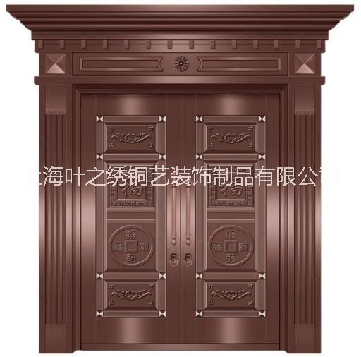 上海真銅門廠家，銅門價格低且銅門扇厚度可以做到15公分
