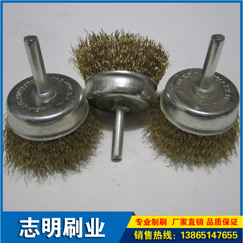 本廠生產(chǎn) 拋光耐磨磨料絲輪 工業(yè)鋼絲輪 帶柄鋼絲輪 品質(zhì)保證
