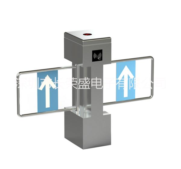 擺閘 立式通道閘 304不銹鋼雙通道立式擺閘 刷卡出入口閘機(jī)