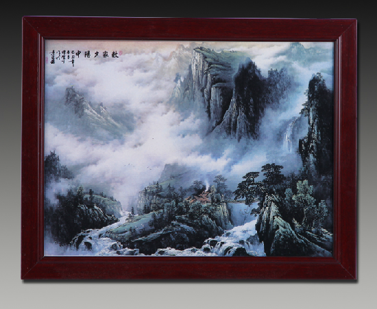 景德鎮(zhèn)廠家直銷陶瓷粉彩瓷板畫 景德鎮(zhèn)現(xiàn)代工藝陶瓷粉彩瓷板生產(chǎn)加工