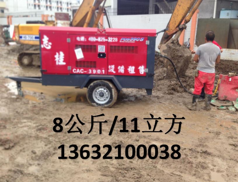 清遠(yuǎn)出租28立方高風(fēng)壓螺桿空壓機(jī)