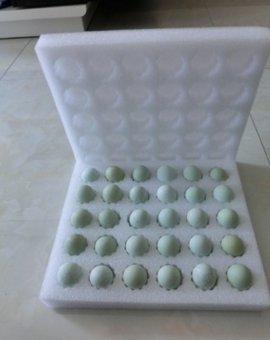 廠家批發(fā)珍珠綿定制 18KG30枚裝綠殼雞蛋托 白色epe珍珠棉