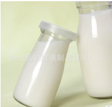 特價(jià)鮮奶瓶 玻璃無鉛酸奶瓶 200ml牛奶瓶 廠家可定制加工