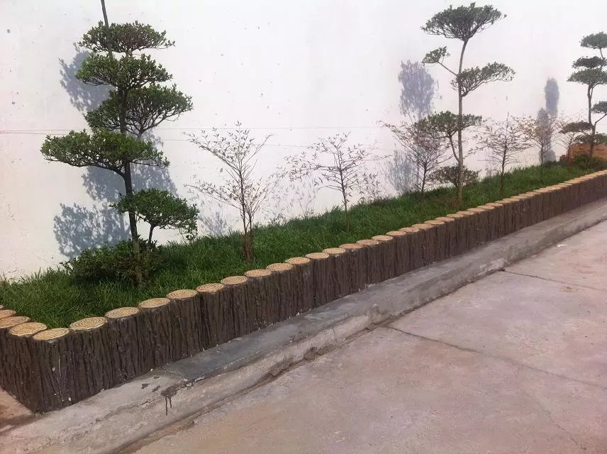 仿木花箱、仿木廊架、花架、仿木花桶、河堤護(hù)欄