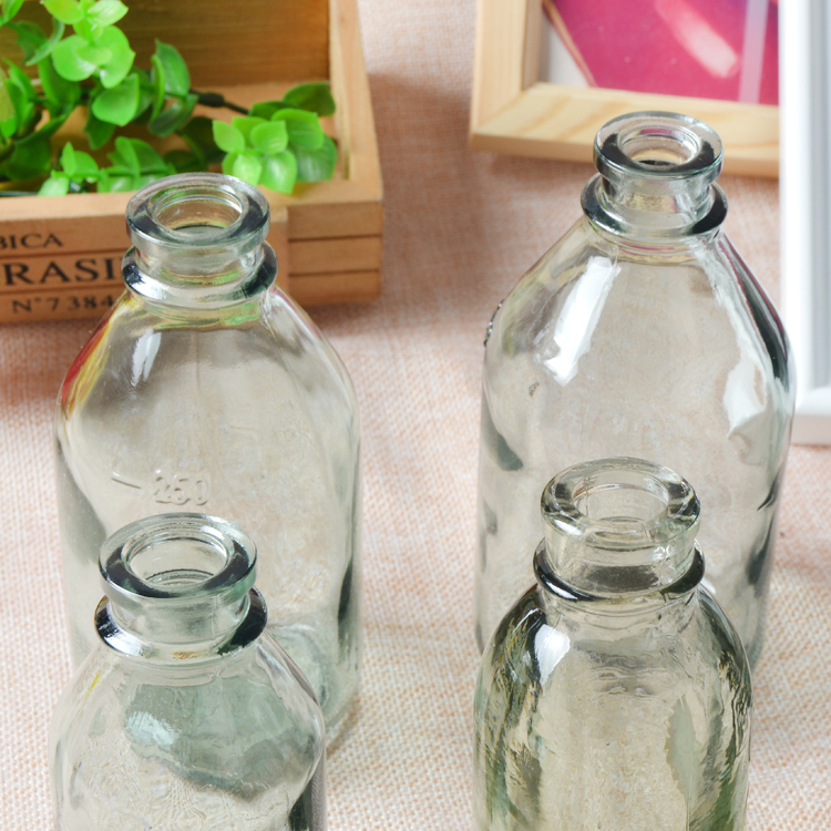 批發(fā)廚房用品透明玻璃香油瓶