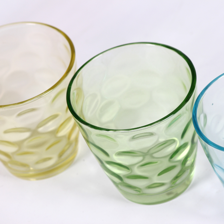 廠家直銷300ml炫彩雨點水杯