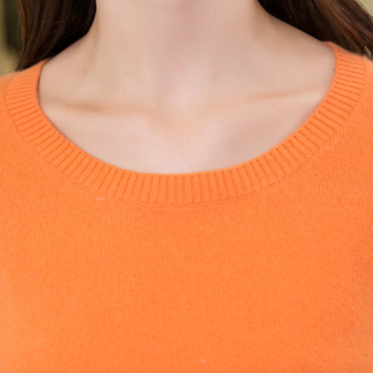 四川圓領毛衣羊絨衫定制女裝毛衣針織衫打底衫，四川圓領羊絨衫批發(fā)