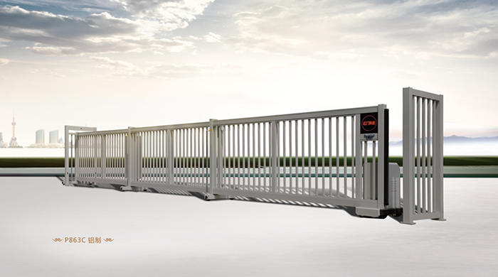 供應(yīng)紅門科技伸縮平移門P863C