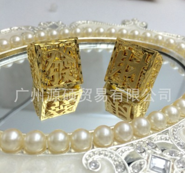 廠家直銷鍍金厚金戒指 越南金戒指 四方發(fā)財男戒指 一件代發(fā)