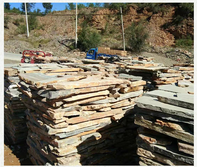 供應(yīng)重慶黃木紋亂型大量批發(fā)，重慶黃木紋板巖廠家，重慶黃木紋板巖經(jīng)銷商