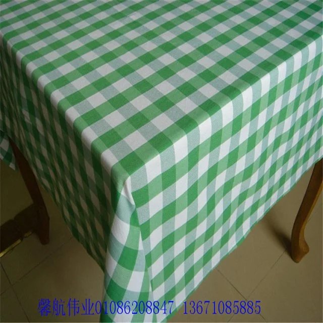 餐廳格子臺布加工定做廠家直銷