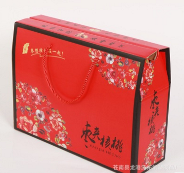 專業(yè)定制禮品包裝盒 瓦楞禮盒 l*禮品盒 棗夾核桃禮盒