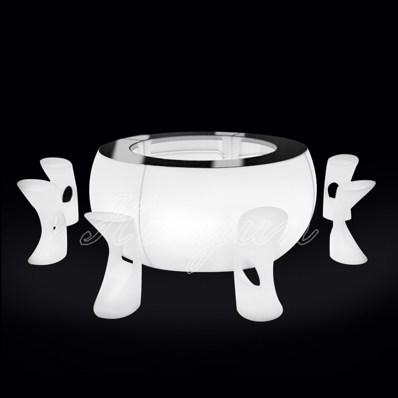 工廠直銷 LED發(fā)光吧臺發(fā)光家具歐式超大酒吧KTV充電發(fā)光吧桌椅