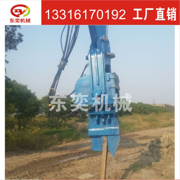 市政橋梁圍堰建筑高頻液壓打拔樁機(jī) 高頻液壓振動錘