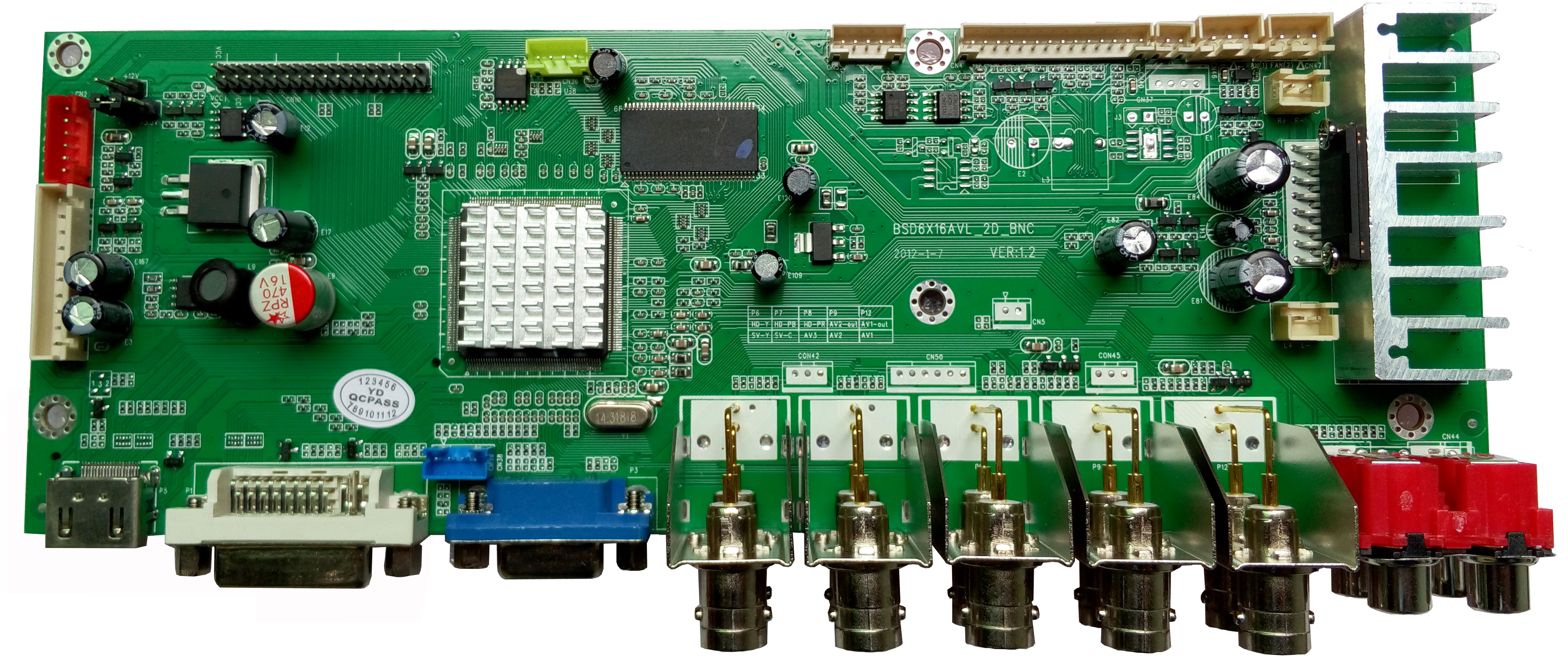 供應BSD6X16AVL-BNC監(jiān)視器主板 BSD6X16AVL監(jiān)視器主板