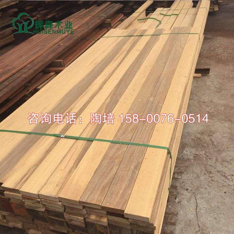 巴勞木圓柱加工巴勞木優(yōu)質(zhì)板材批發(fā)黃巴勞樣品