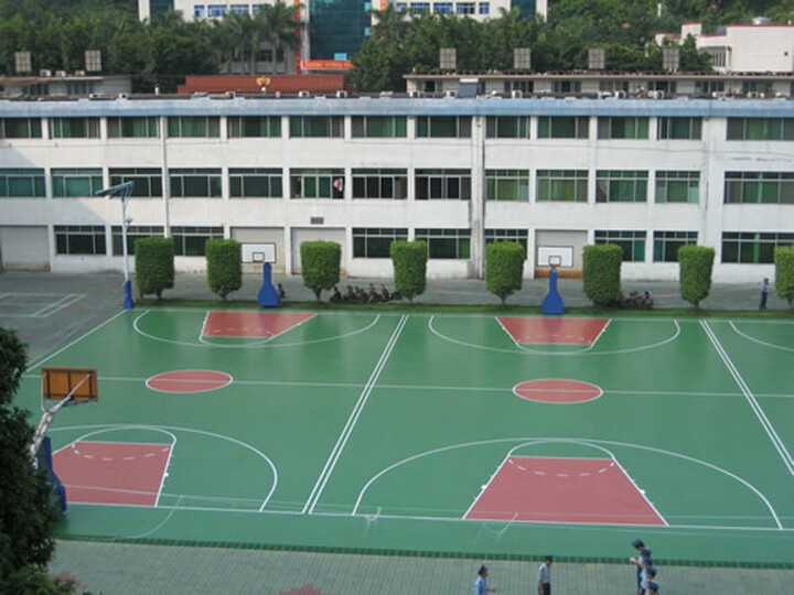 天津籃球場施工
