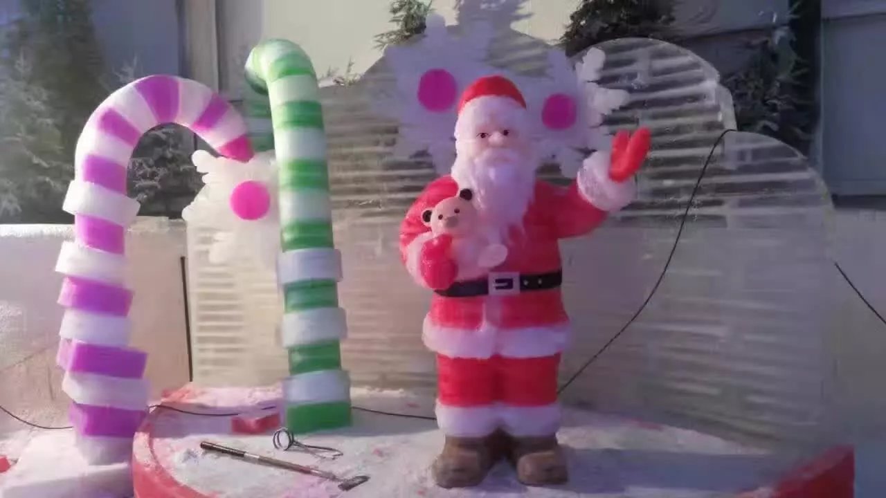 2017火爆冰雪滑道冰雕展，冰雕展制作，冰雕藝術(shù)租賃