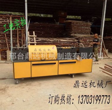 廠家直銷數(shù)控鋼管調(diào)直機全自動鋼管矯直刷漆除銹一體機