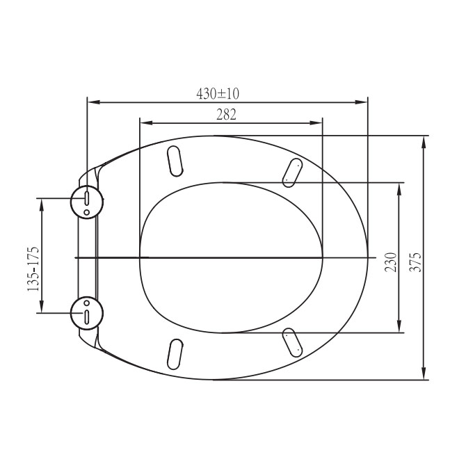 廈門脲醛材質坐便器蓋板  緩降靜 緩降靜音標準型號馬桶蓋板SU00 緩降靜音標準型馬桶蓋板SU002