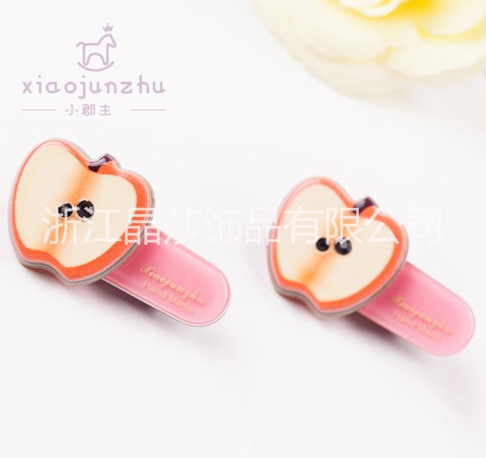 韓版兒童發(fā)夾亞克力發(fā)夾兒童飾品批
