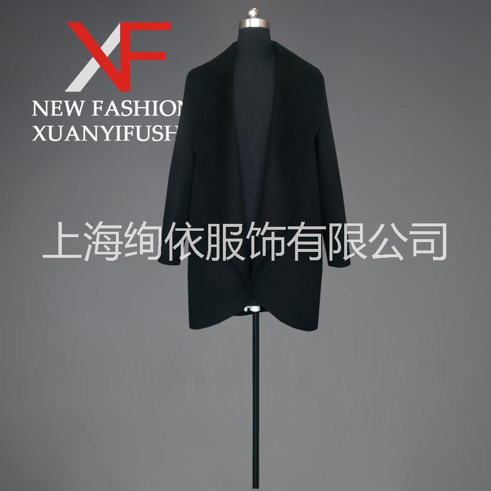 2017韓版手工羊毛大衣 2017杜影韓版手工羊毛大衣