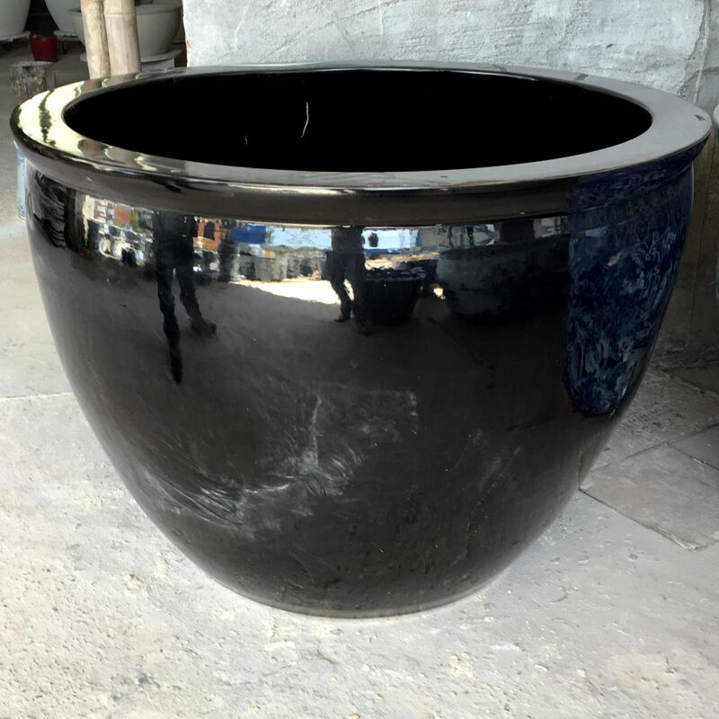 高溫窯變顏色釉 陶瓷洗浴大缸 泡澡缸 陶瓷魚(yú)缸 水缸批發(fā)定制廠家