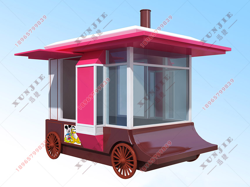 福建移動售貨車，福建售貨車定做，福建木質(zhì)移動售貨車