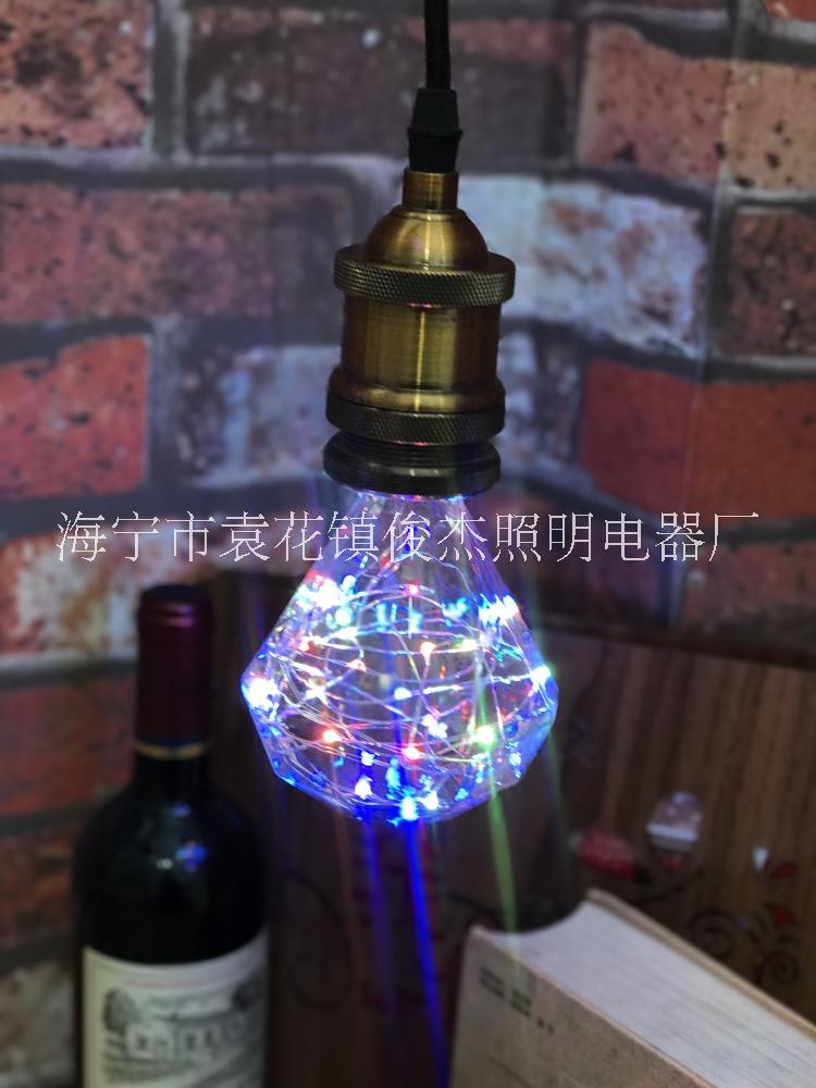 G95鉆石銅線燈彩燈愛迪生仿古燈系列l(wèi)ed小彩燈閃光裝飾燈