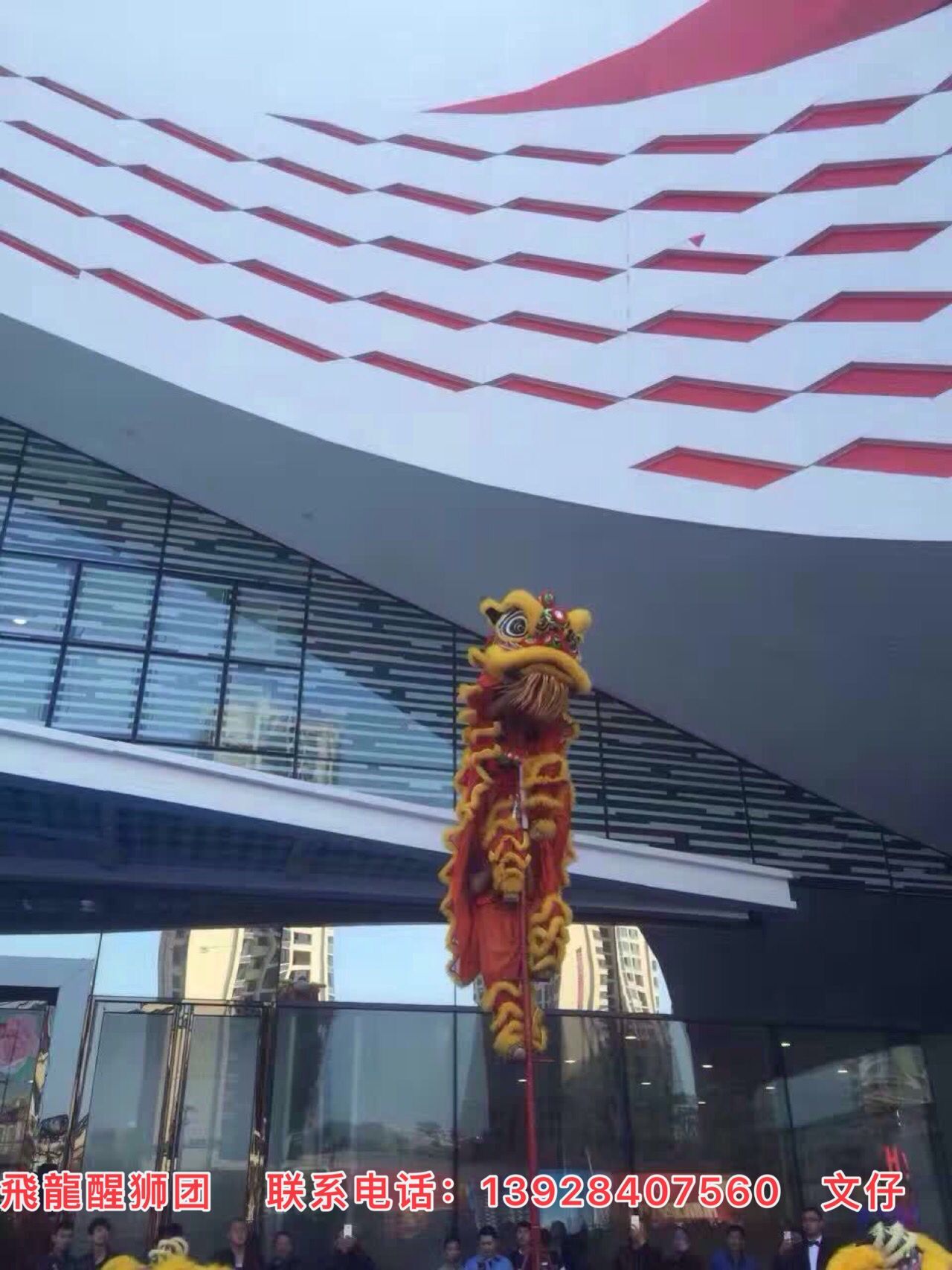 開業(yè)慶典 舞獅舞龍 梅花樁