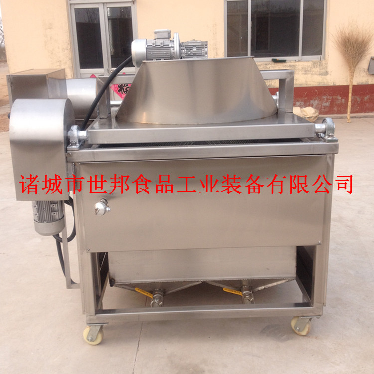 電加熱油炸機哪里的好?選諸城世邦食品工業(yè)裝備有限公司