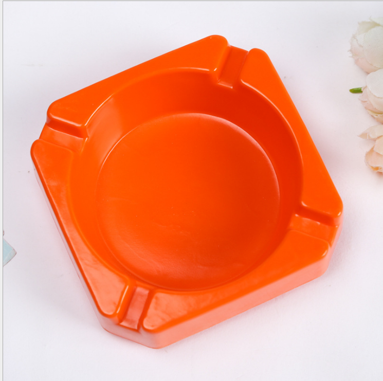 兩元店專屬 109密胺煙灰缸 抗摔耐用純色方形便攜式創(chuàng)意 煙灰缸