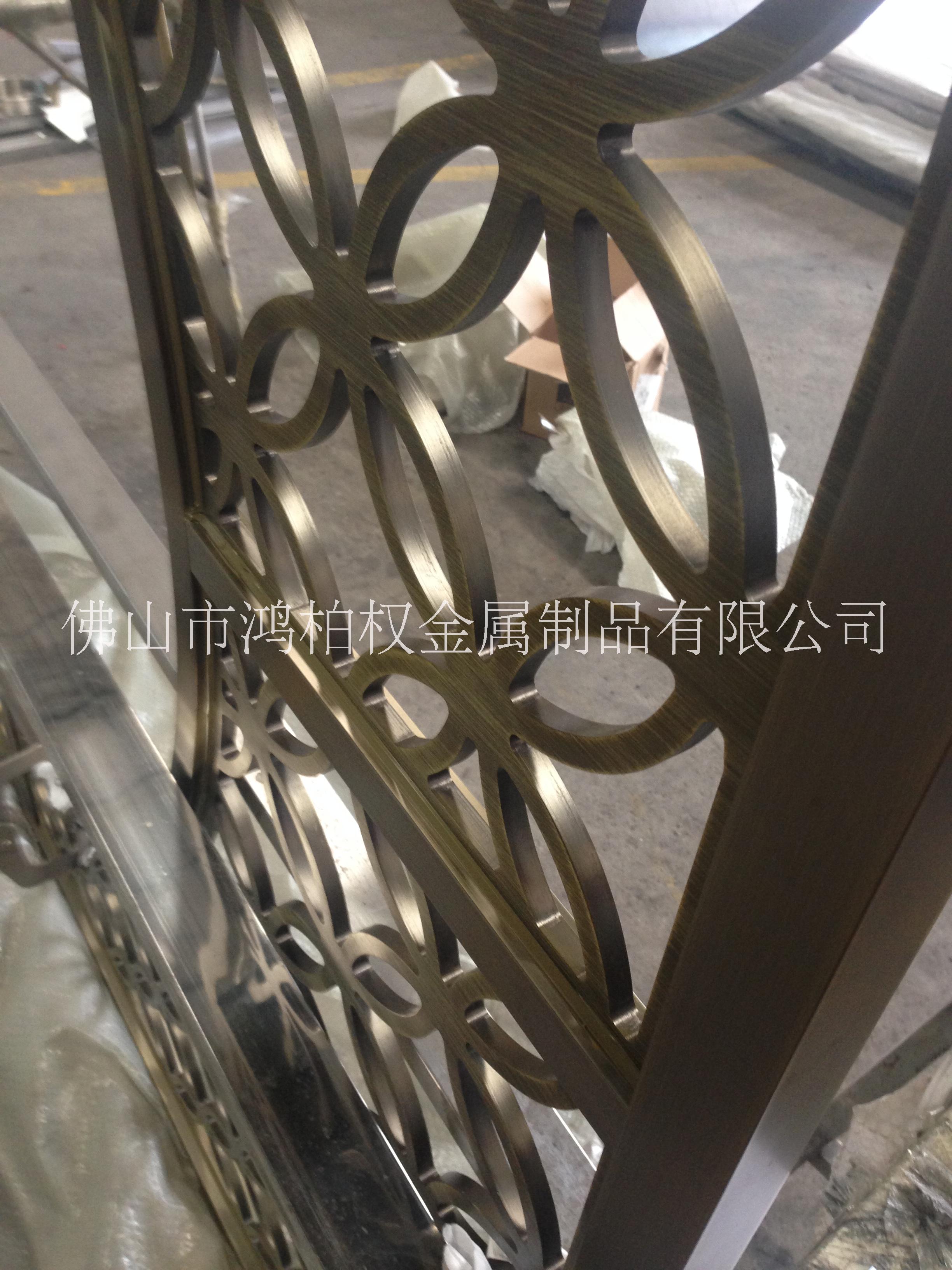 供應(yīng)不銹鋼青古銅屏風(fēng)，加工，定制