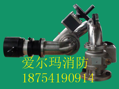 PS100手動(dòng)式可調(diào)式消防水炮　山東防凍自泄式消防水炮